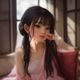 李美华心理咨询师，女性，婚姻家庭治疗专家，面带微笑，着职业装，背景为温馨咨询室
